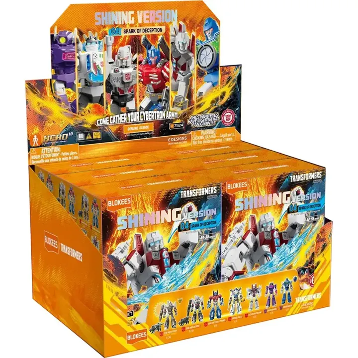 Blokees Transformers Shining Version 04 Spark of Deception Sealed Case of 6
